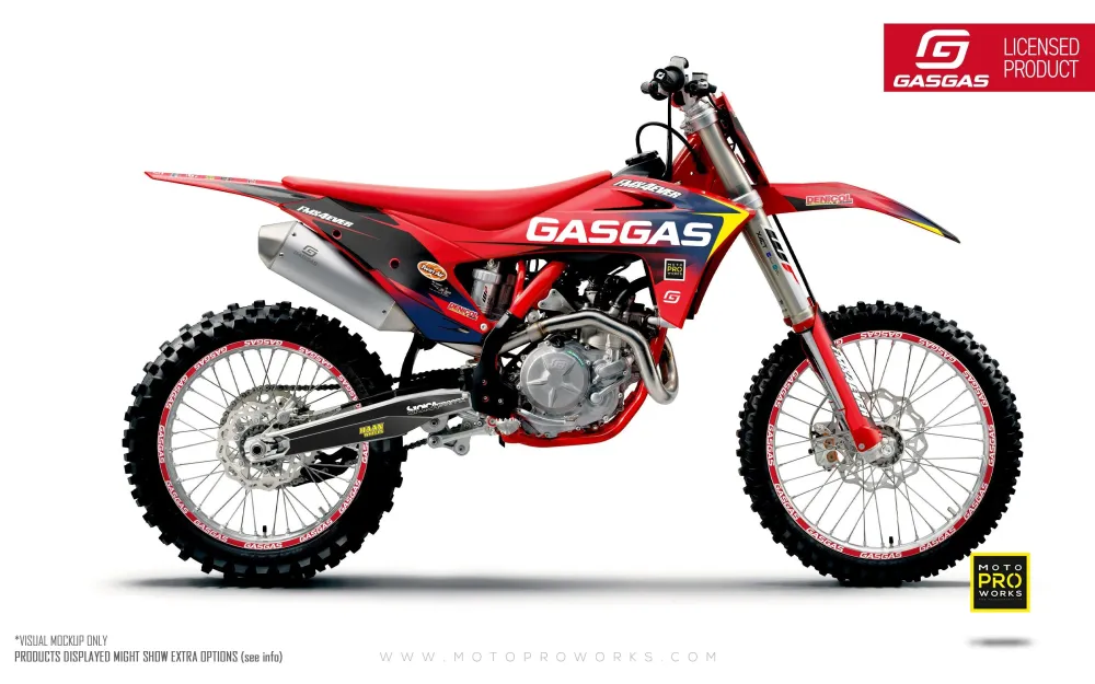 GASGAS MC/EC GRAPHICS - "FMX4EVER" (Blauw)