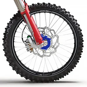 HAAN WHEELS A60 Compleet Voorwiel 21x1,60x36T Zwarte Velg/Blauwe Naaf/Zilveren Spaken/Zilveren Spaaknippels