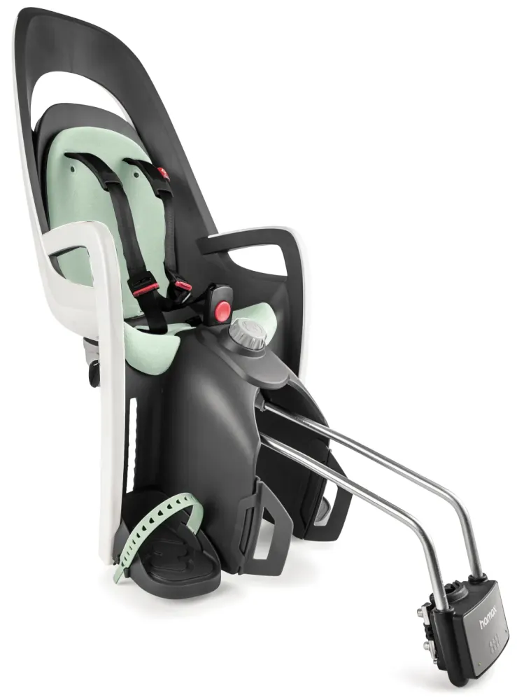 Hamax Kinderzit Hamax Caress framebevestiging grijs/wit/mint