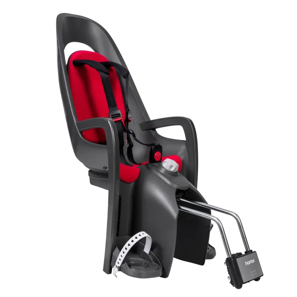 Hamax Kinderzit Hamax Caress Framehouder grijs/donkergrijs/rood