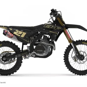 Honda GRAPHICS - "Prestige" (Forged Carbon/Zwart)