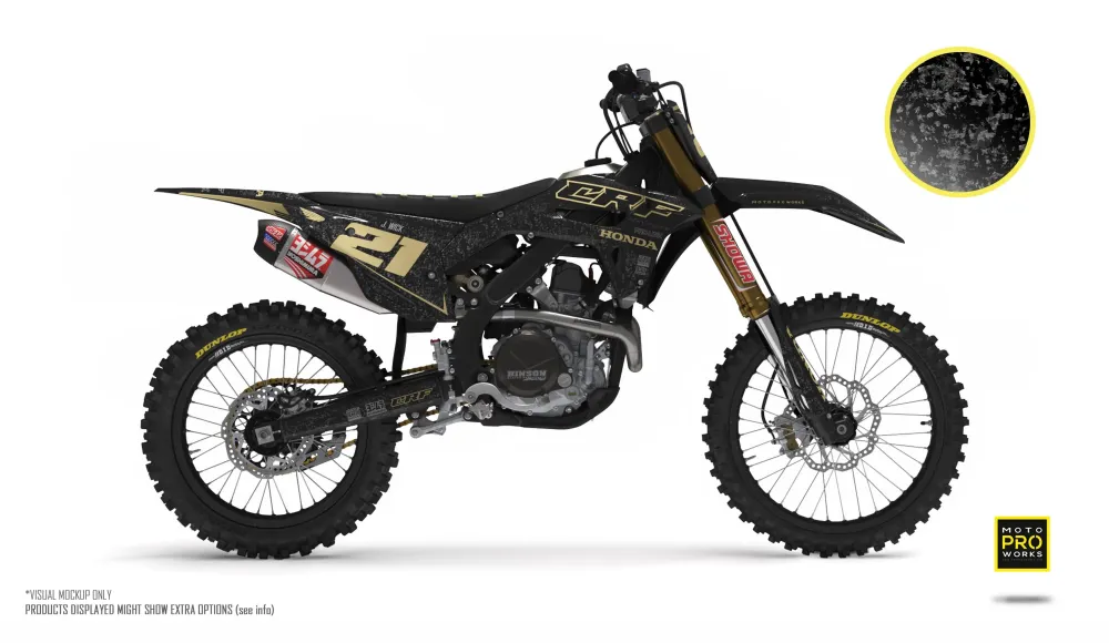Honda GRAPHICS - "Prestige" (Forged Carbon/Zwart)
