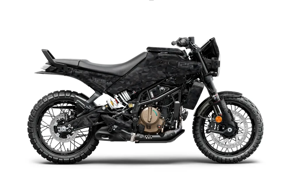 Husqvarna 125/250 Svartpilen GRAPHICS - "Polyatomic" (Stealth)
