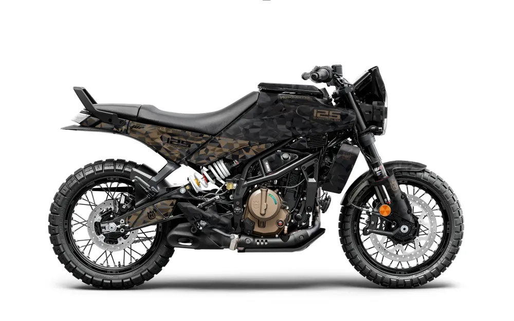 Husqvarna 125/250 Svartpilen GRAPHICS - "Polyatomic" (Storm)