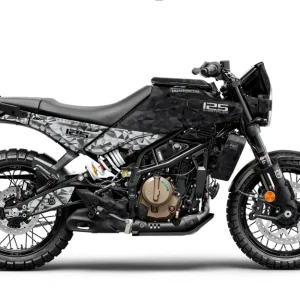 Husqvarna 125/250 Svartpilen GRAPHICS - "Polyatomic" (Zwart/Grijs)