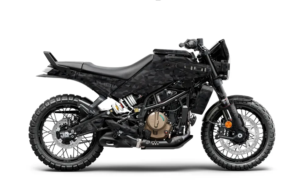 Husqvarna 401 Svartpilen GRAPHICS - "Polyatomic" (Stealth)