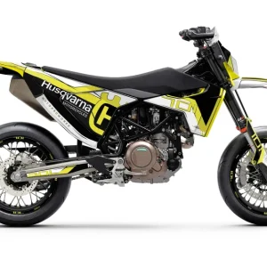 Husqvarna 701 Enduro GRAPHICS - "Celltrace" (Zwart/Geel)