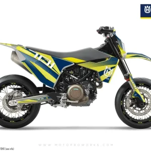 Husqvarna 701 Enduro Graphics - "Featherlight" (Geel/Blauw)