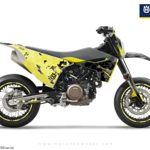 Husqvarna 701 Enduro Graphics - "Flake" (Geel/Zwart)