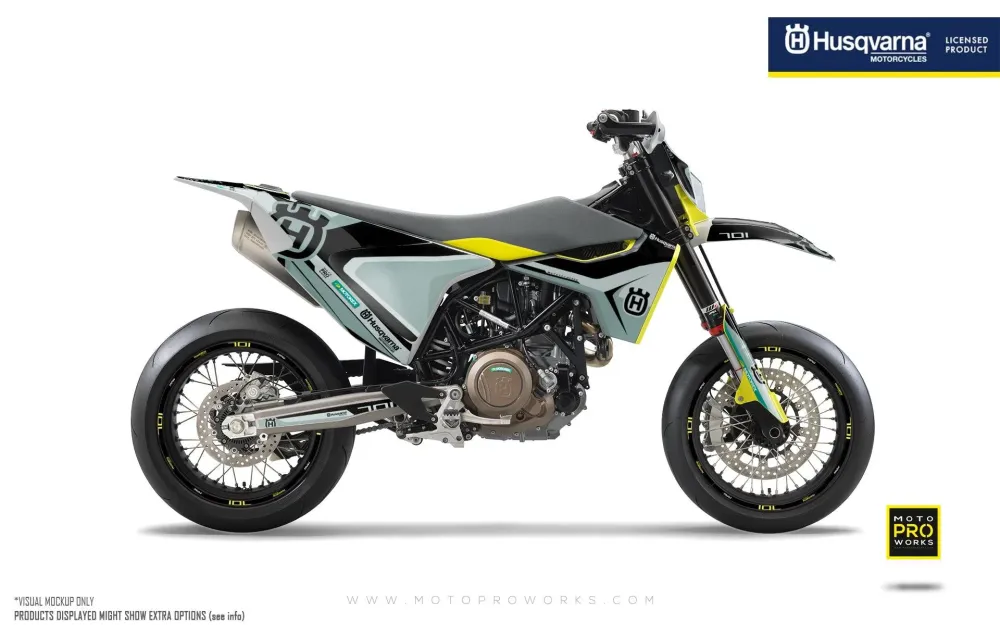 Husqvarna 701 Enduro Graphics - "Kicker" (Zwart)