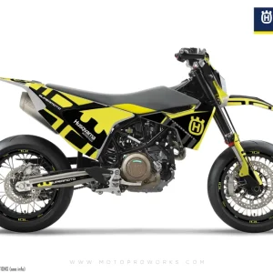 Husqvarna 701 Enduro Graphics - "Monarch" (Geel)