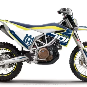 Husqvarna 701 Enduro Graphics - "SEVENOHONE" (Blauw/wit)