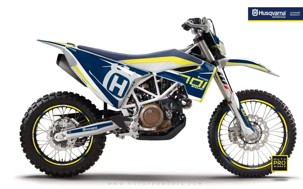 Husqvarna 701 Enduro Graphics - "SEVENOHTWO" (Blauw)