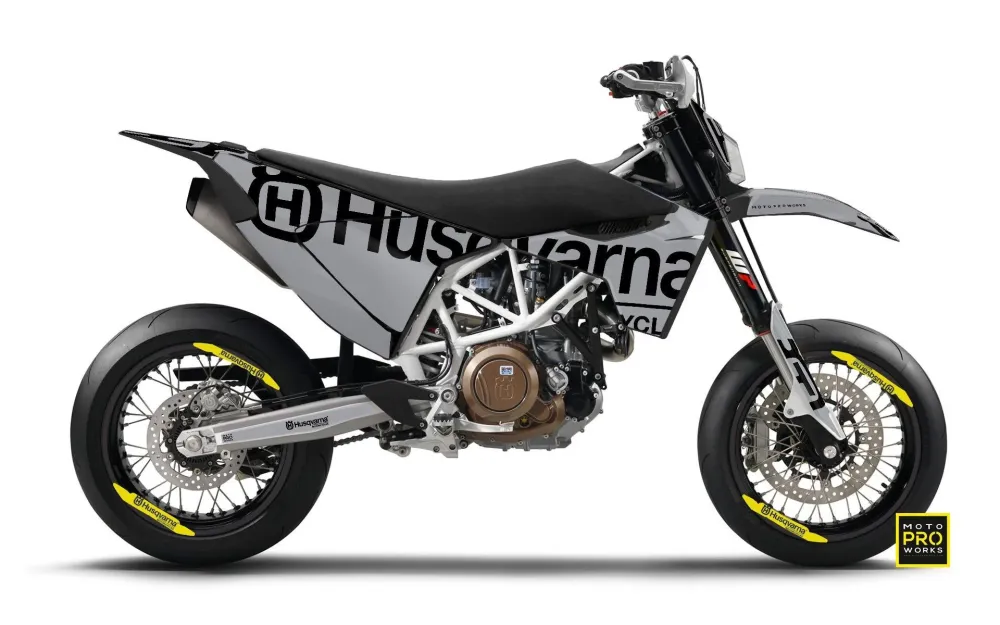 Husqvarna 701 Enduro Graphics - "STATEMENT" (Grijs)