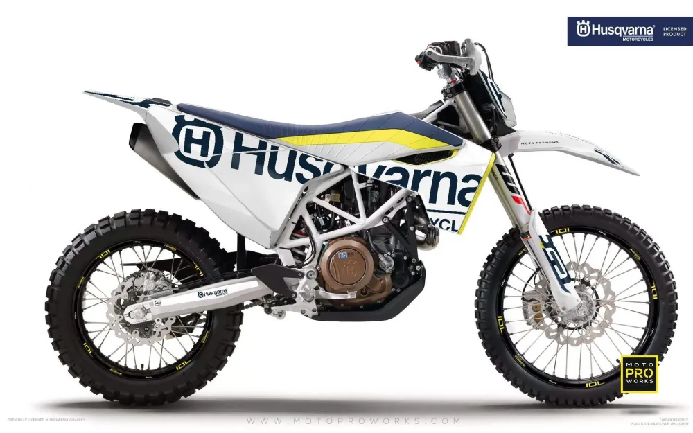 Husqvarna 701 Enduro Graphics - "STATEMENT" (Wit)