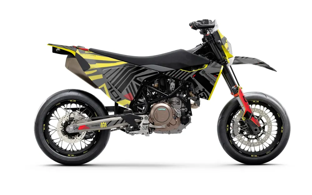 Husqvarna 701 GRAPHICS - "Edgerunner" (Geel/Rood)
