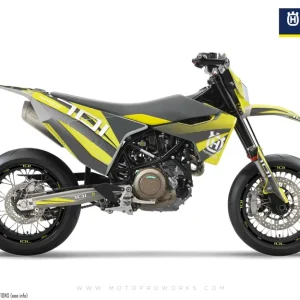 Husqvarna 701 GRAPHICS - "Featherlight" (Grijs/Geel)