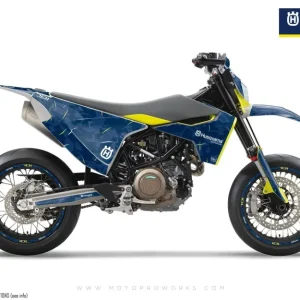 Husqvarna 701 GRAPHICS - "Flake" (Blauw)