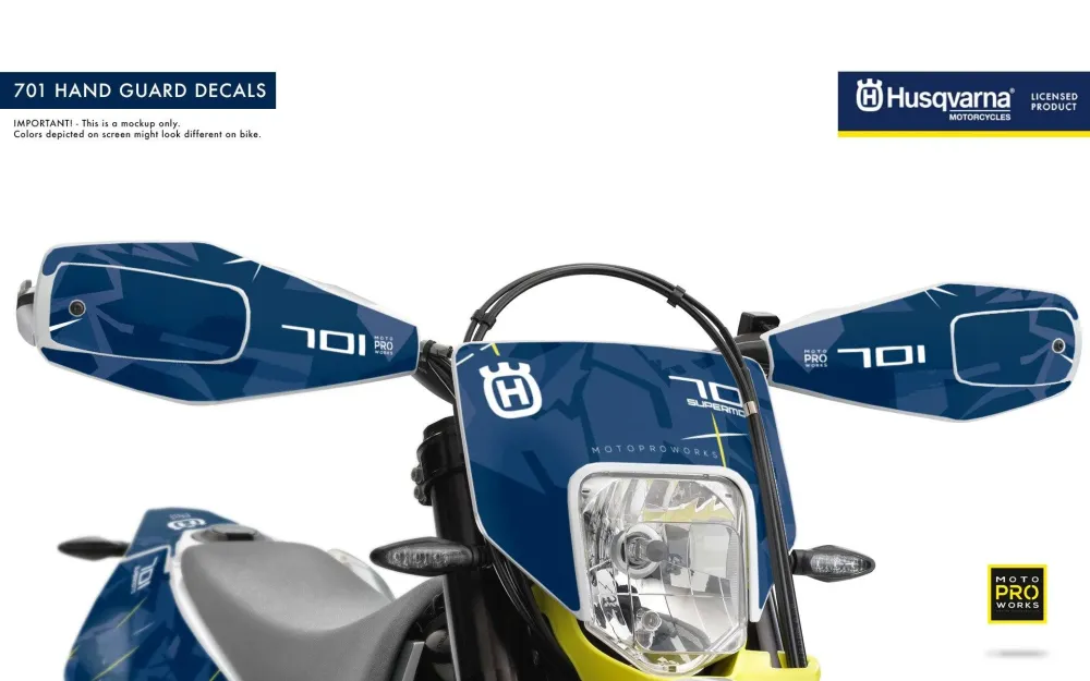 Husqvarna 701 GRAPHICS - "Flake" (Blauw)
