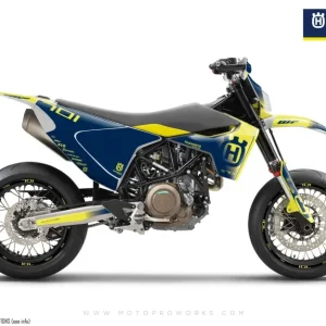 Husqvarna 701 GRAPHICS - "Ghost" (Geel/Blauw)