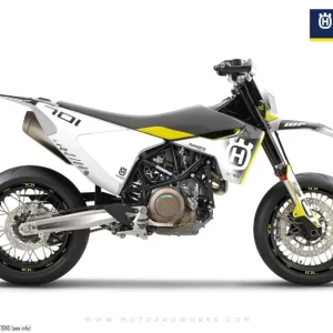 Husqvarna 701 GRAPHICS - "Ghost" (Wit/Zwart)
