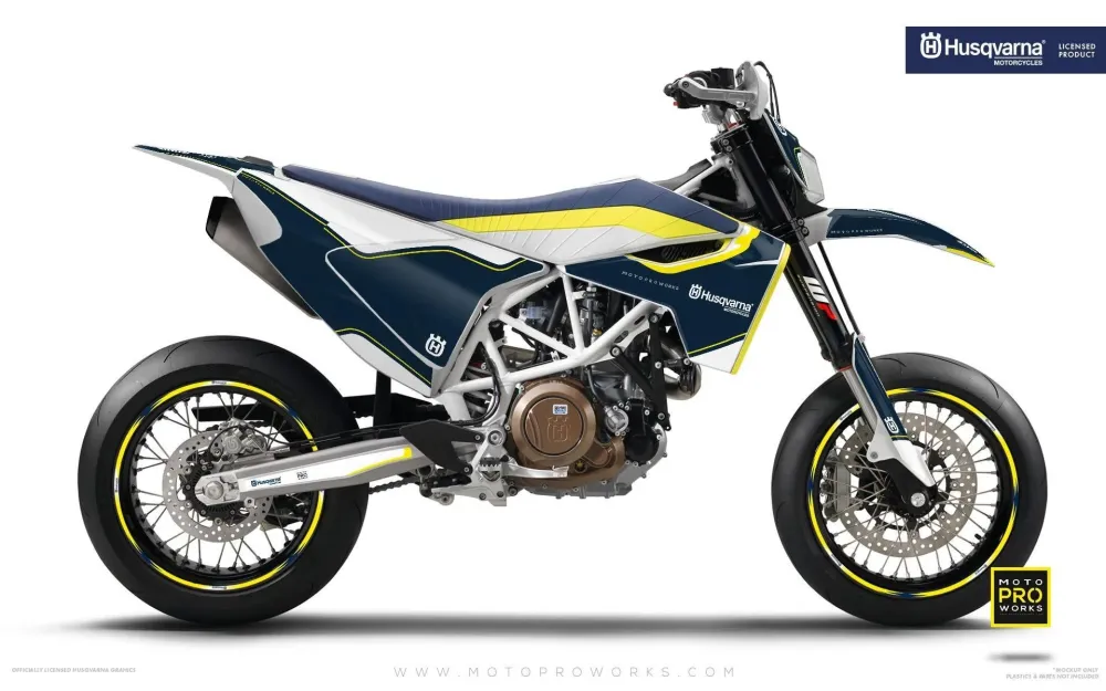 Husqvarna 701 GRAPHICS - "HERITAGE" (Blauw)