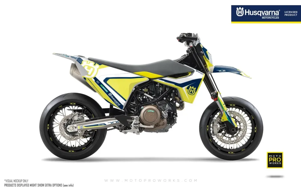 Husqvarna 701 GRAPHICS - "Kicker" (Geel)