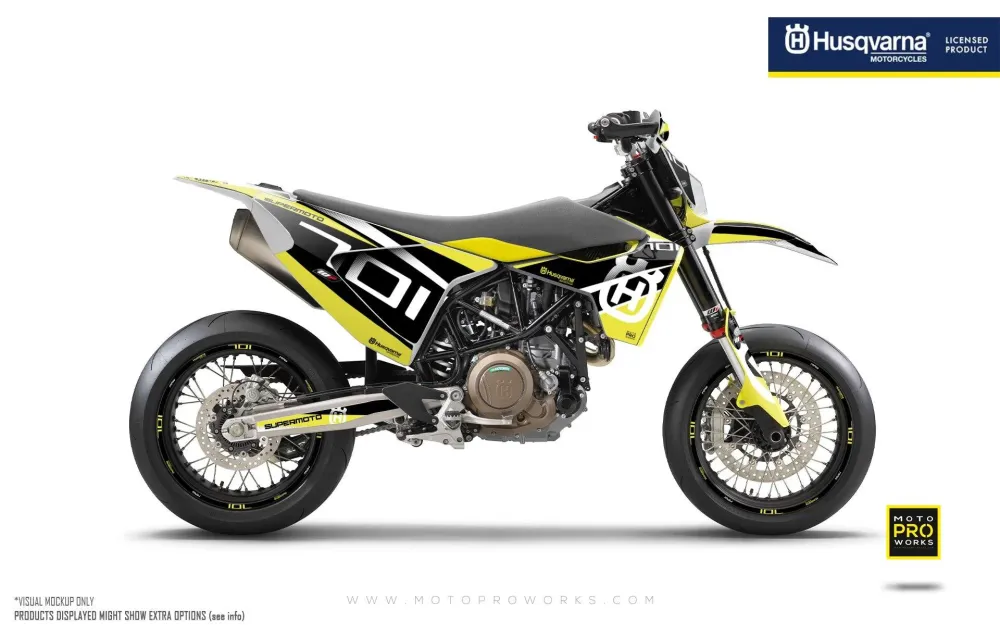 Husqvarna 701 GRAPHICS - "MarkSeven" (Geel)