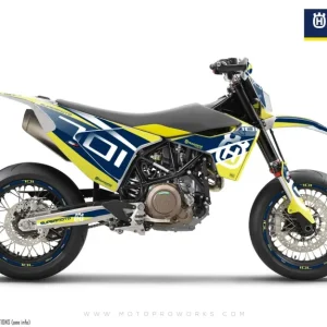 Husqvarna 701 GRAPHICS - "MarkSeven" (Geel/Blauw)