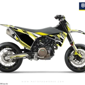 Husqvarna 701 GRAPHICS - "Ripple" (Geel)