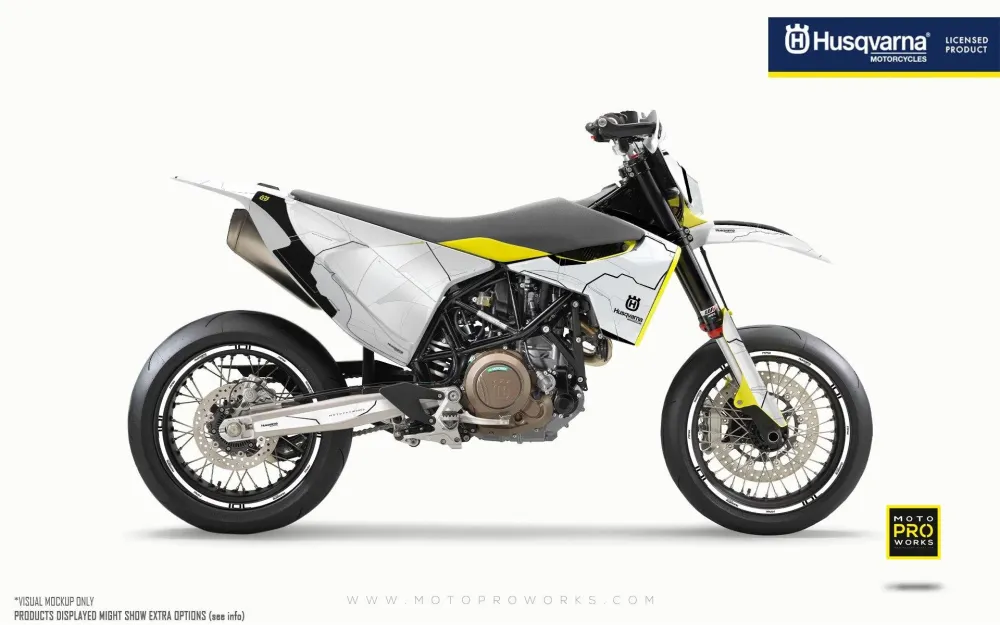 Husqvarna 701 GRAPHICS - "Robotec" (Wit)
