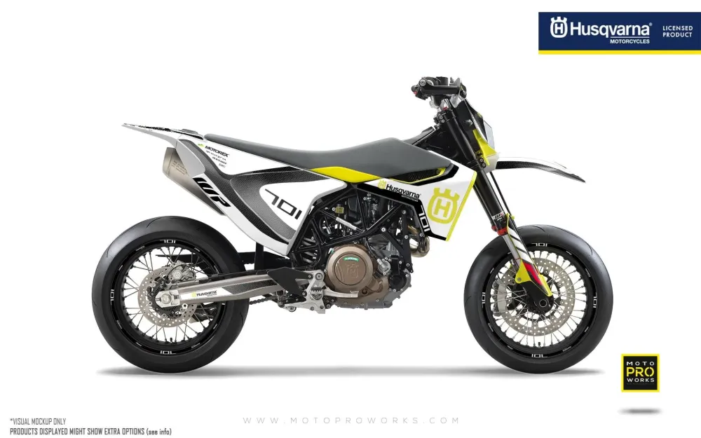 Husqvarna 701 GRAPHICS - "RR-Tech" (Wit)