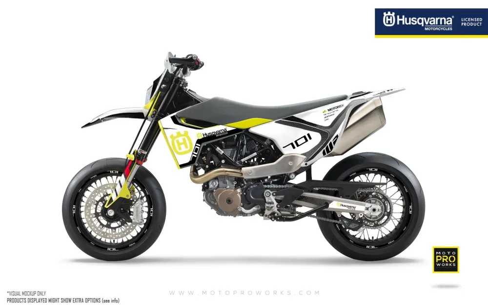 Husqvarna 701 GRAPHICS - "RR-Tech" (Wit)