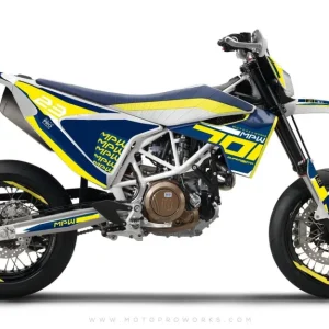 Husqvarna 701 GRAPHICS - "SEVENOH" (Blauw/Geel)