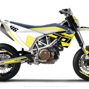Husqvarna 701 GRAPHICS - "SEVENOH" (geel)