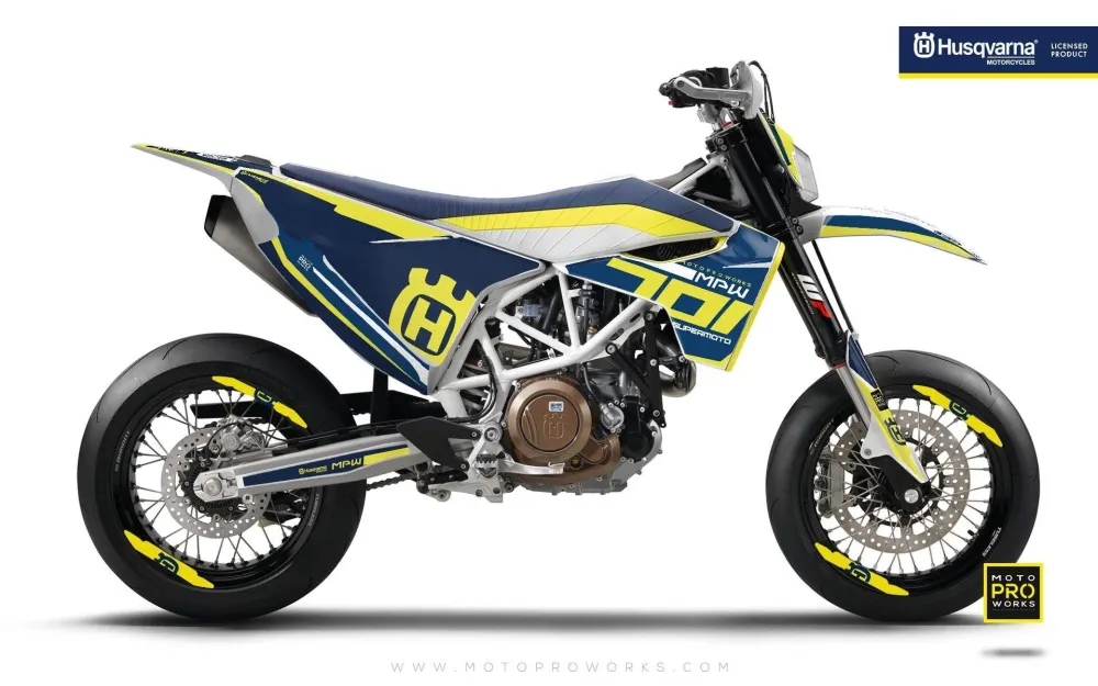 Husqvarna 701 GRAPHICS - "SEVENOHONE" (Blauw)