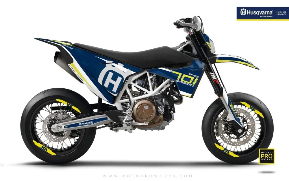 Husqvarna 701 GRAPHICS - "SEVENOHTWO" (Blauw)