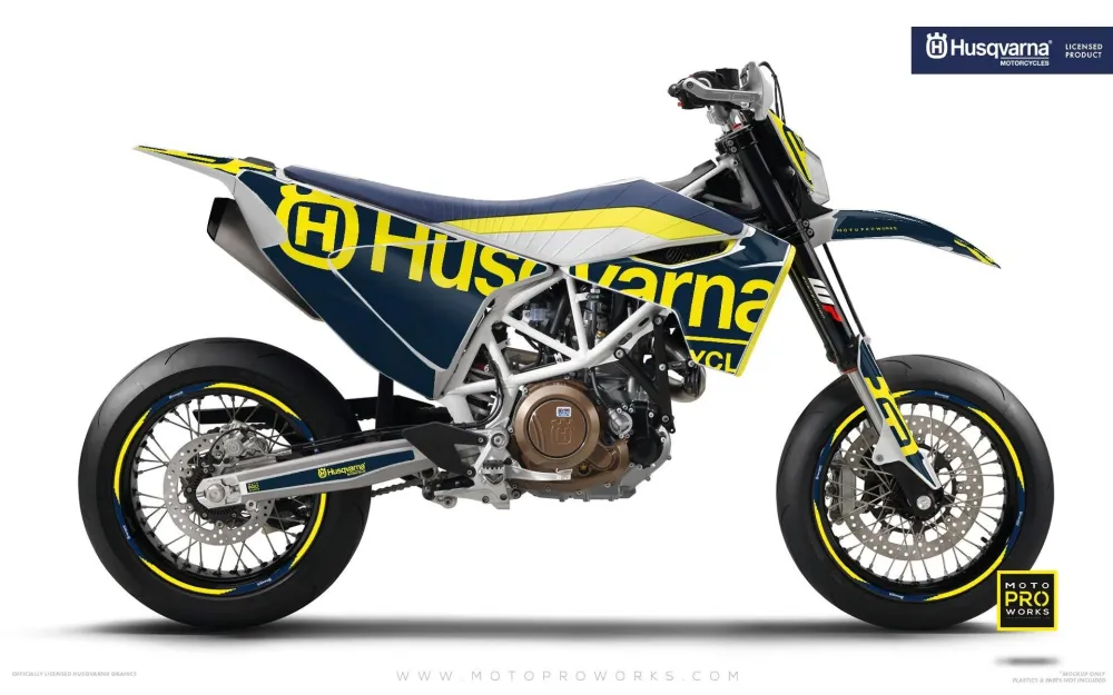 Husqvarna 701 GRAPHICS - "STATEMENT" (Blauw)