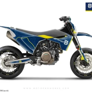 Husqvarna 701 GRAPHICS - "Topography" (Blauw)