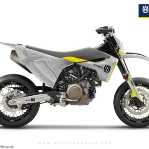 Husqvarna 701 GRAPHICS - "Topography" (Grijs)