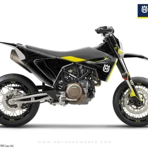 Husqvarna 701 GRAPHICS - "Topography" (Wit/Zwart)