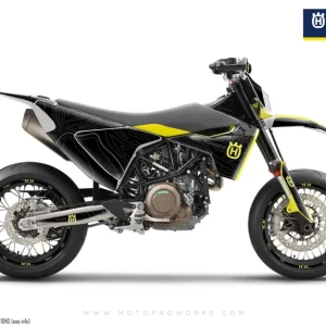 Husqvarna 701 GRAPHICS - "Topography" (Zwart/Geel)