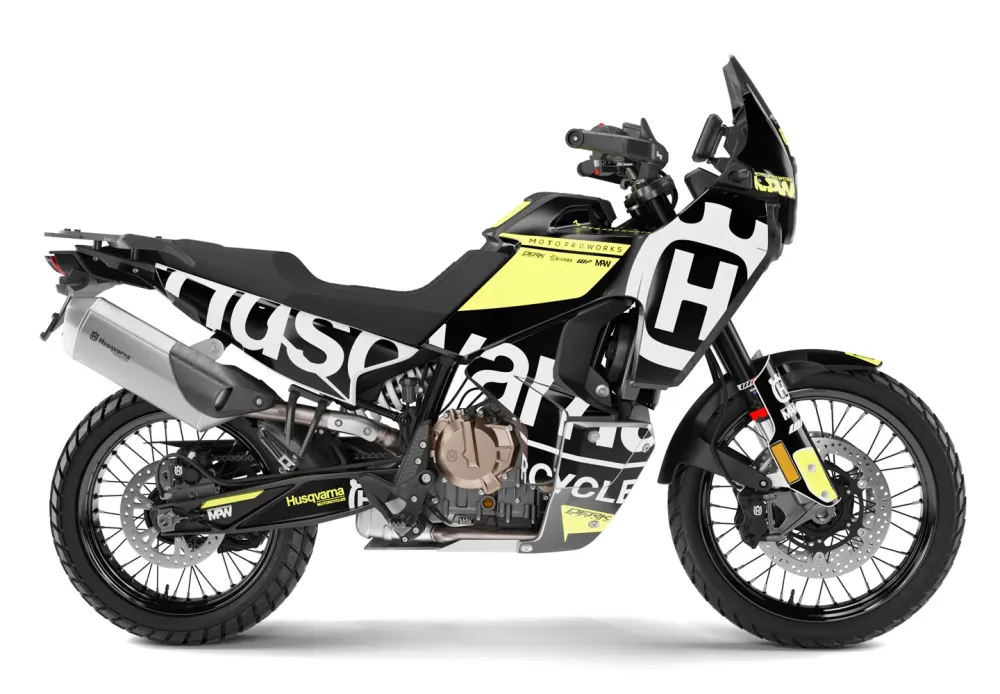 HUSQVARNA Norden 901 GRAPHICS - “Manifesto” (Zwart/Geel)