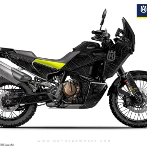 HUSQVARNA Norden 901 GRAPHICS - "Topography" (Zwart)