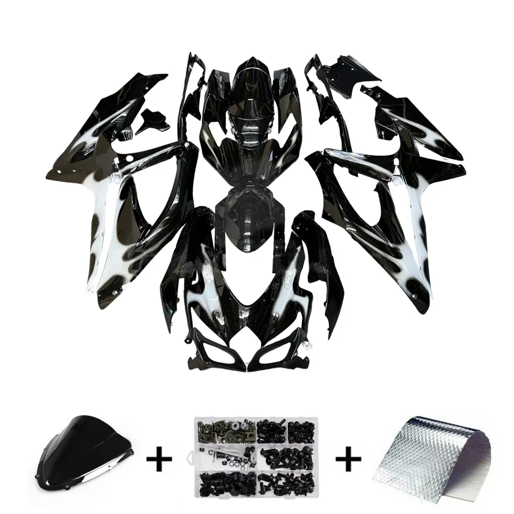 Injectie Kuip Kit Carrosserie Kunststof ABS Voor Suzuki GSXR 600/750 2008-2010 K8