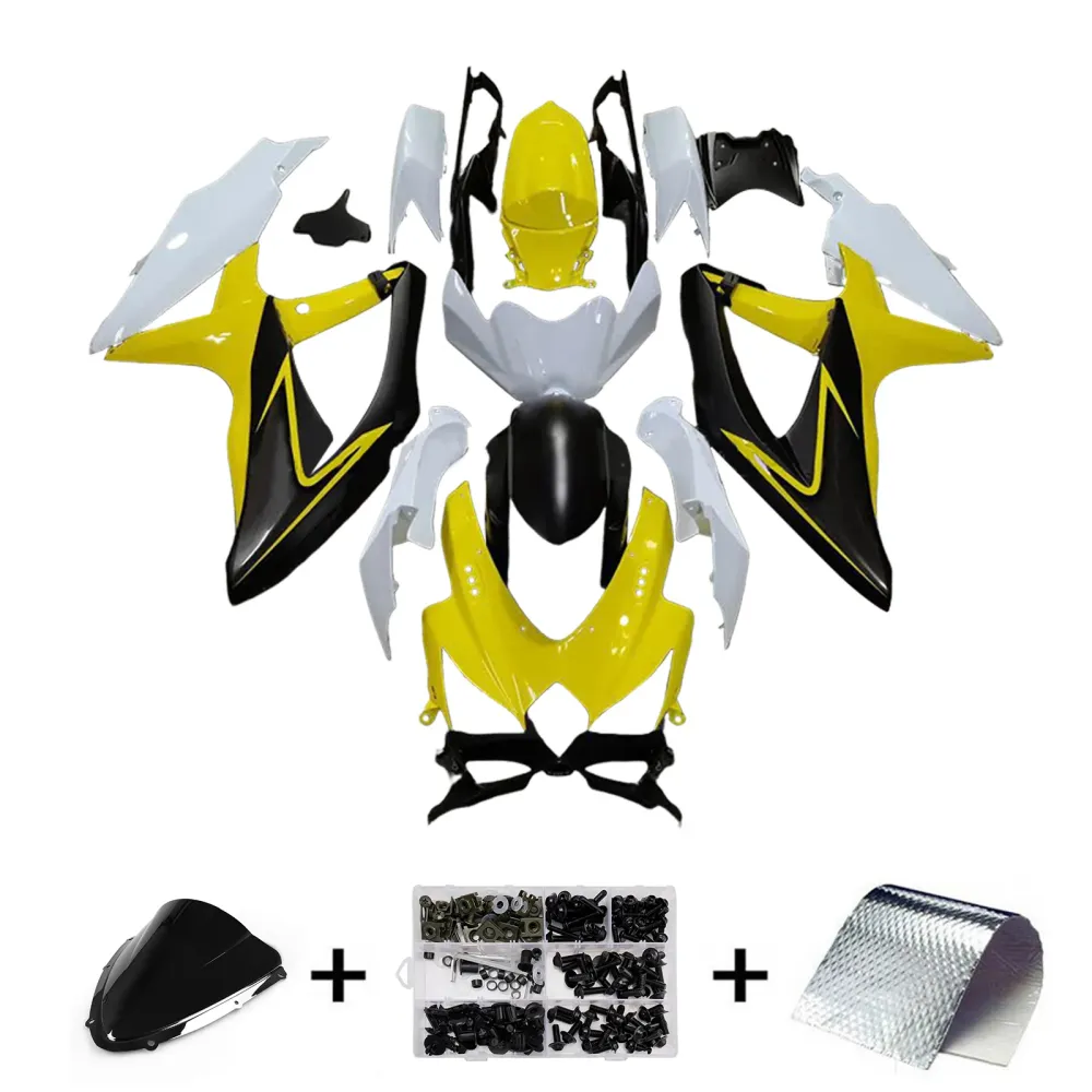 Injectie Kuip Kit Carrosserie Kunststof ABS Voor Suzuki GSXR 600/750 2008-2010 K8