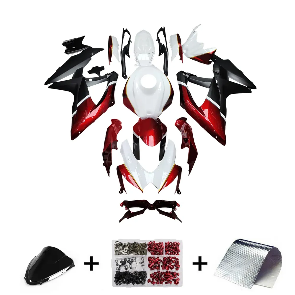 Injectie Kuip Kit Carrosserie Kunststof ABS Voor Suzuki GSXR 600/750 2008-2010 K8