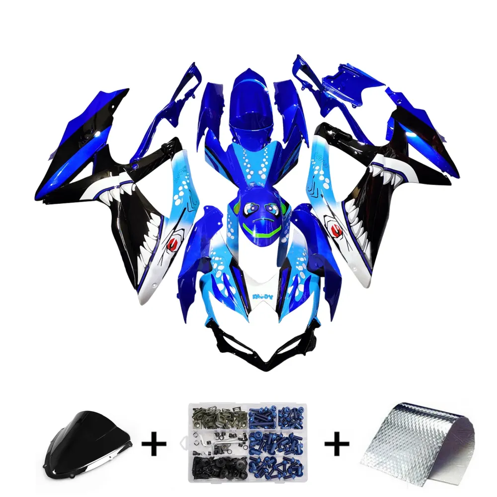 Injectie Kuip Kit Carrosserie Kunststof ABS Voor Suzuki GSXR 600/750 2008-2010 K8