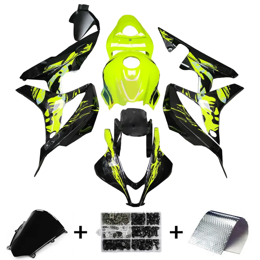 Injectiekuipset carrosserie kunststof ABS voor Honda CBR600RR 2007-2008 F5