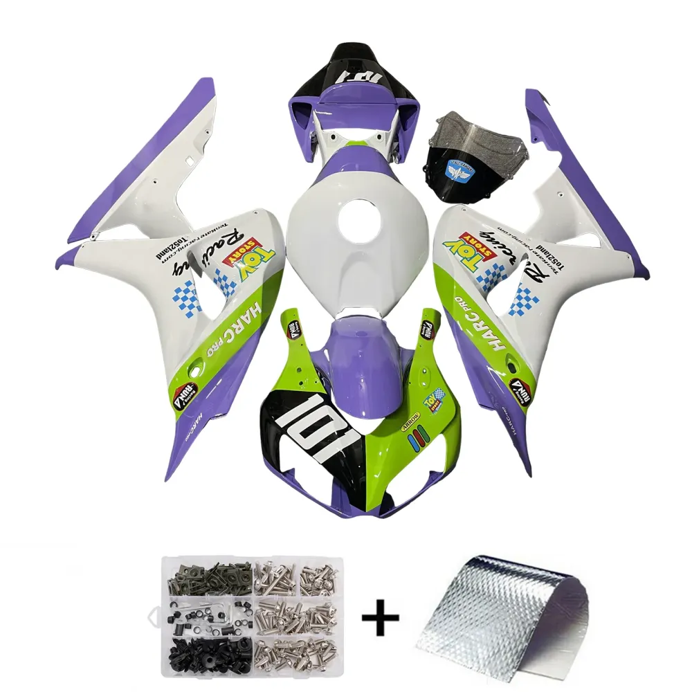 Injectiekuipset carrosserie kunststof ABS voor Honda CBR1000RR 2006-2007